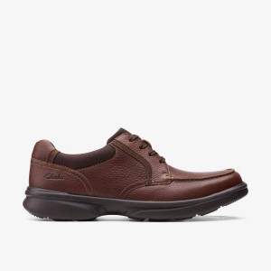 Clarks Bradley Vibe Tan Tumbled Pæne Sko Herre Brune | YNABX-9378