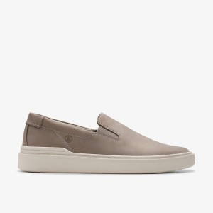 Clarks Craft Swift Go Grey Nubuck Sneakers Herre Grå | QMXKP-6935