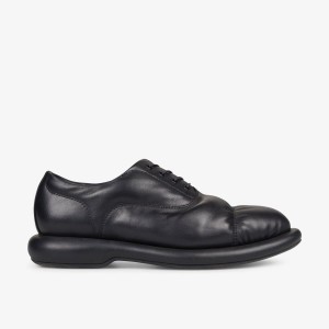 Clarks Martine Rose Mens Oxford 1 Black Leather Pæne Sko Herre Sort | JTSUM-7625