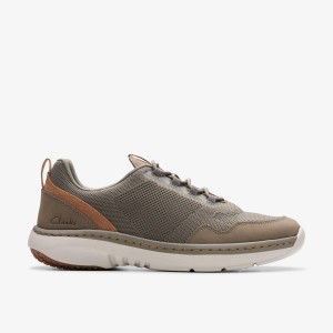 Clarks Pro Knit Stone Combination Sneakers Herre Grå | MGXVJ-3896