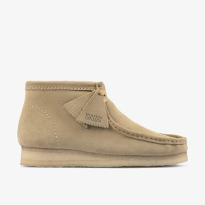 Clarks Wallabee Boot Maple Suede Wallabees Herre Maple | LUFWV-3692