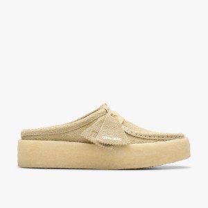 Clarks Wallabee Cup Lo Light Maple Træsko Dame Lyse | SOYRH-6049