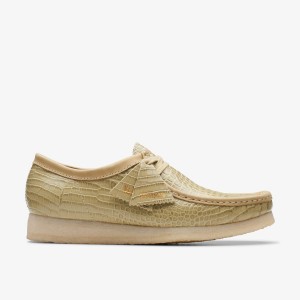 Clarks Wallabee Maple Crocodile Wallabees Herre Maple Crocodile | FPMOB-2951