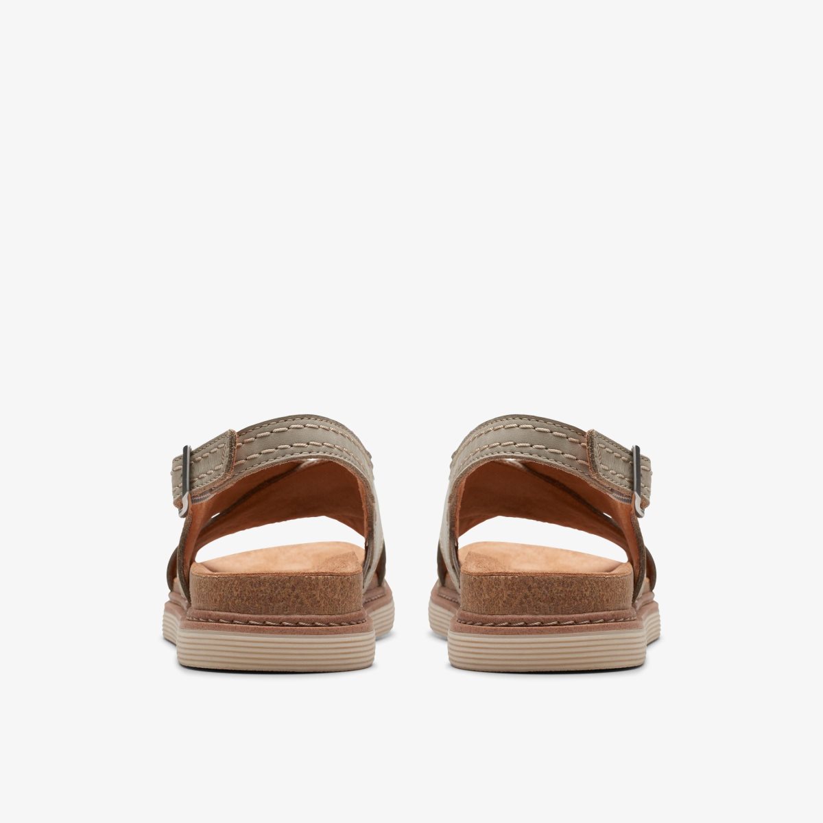 Clarks Arwell Sling Stone Nubuck Sandaler Dame Grå | SBCYU-8370