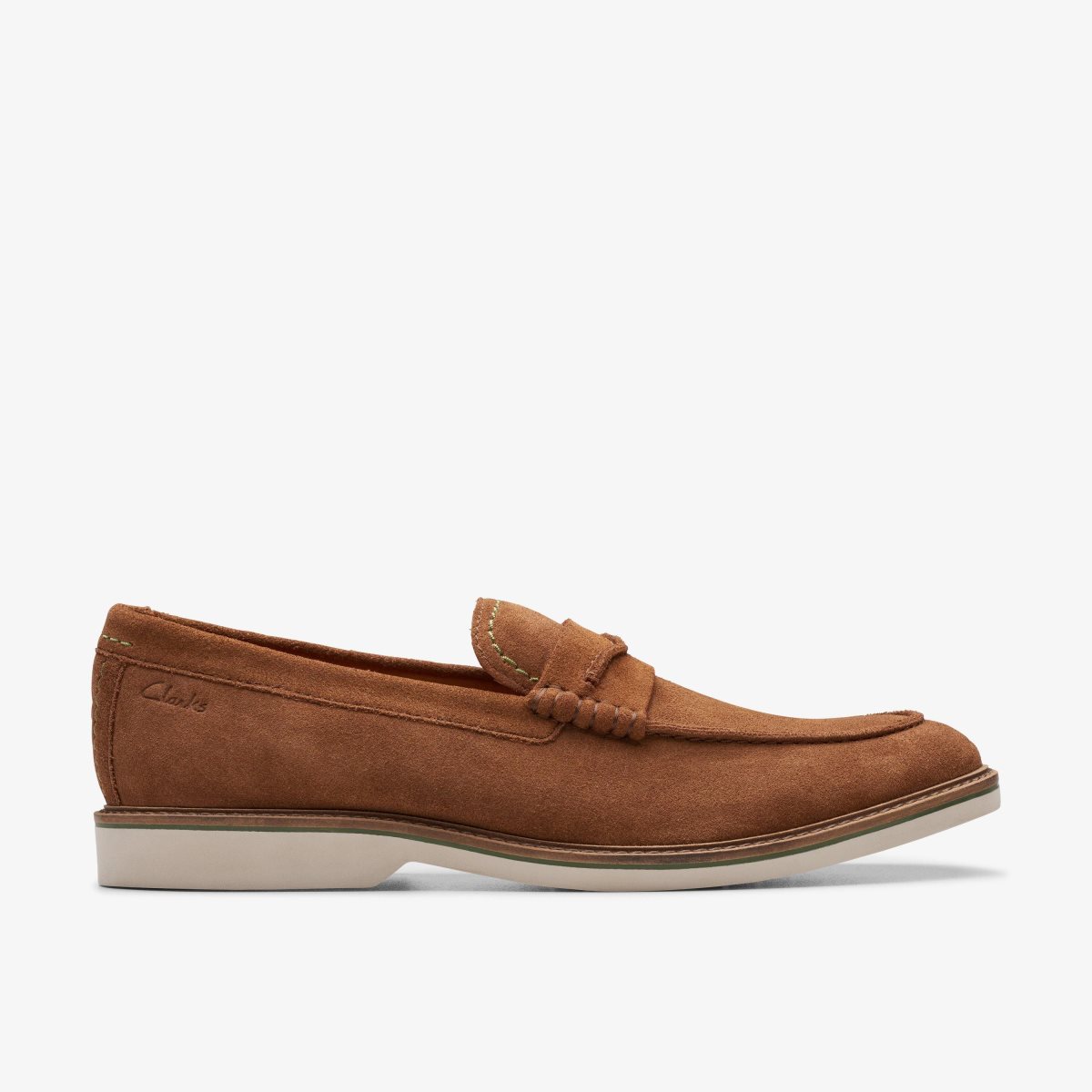 Clarks Atticus LT Slip Cola Suede Pæne Sko Herre Cola | ZJBEA-4738