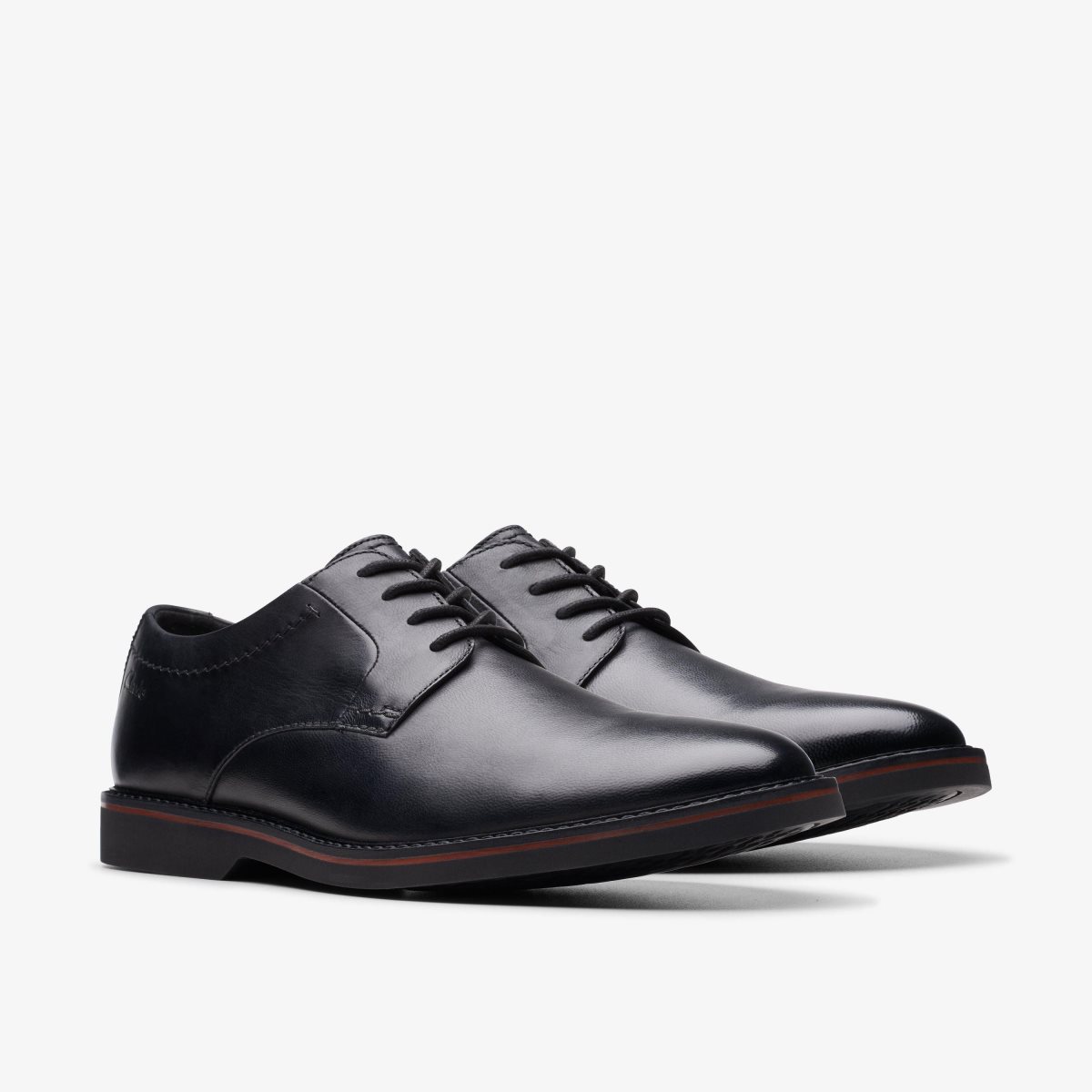 Clarks Atticus Lace Black Pæne Sko Herre Sort | HVODN-7965