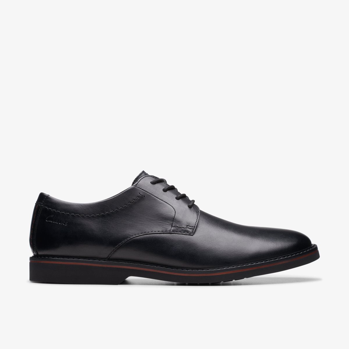 Clarks Atticus Lace Black Pæne Sko Herre Sort | HVODN-7965