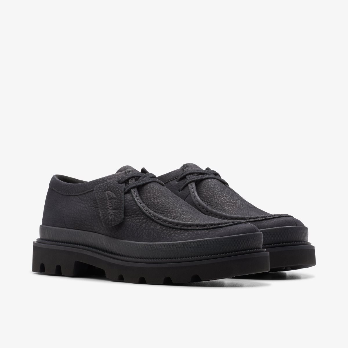 Clarks Badell Seam Black Nubuck Pæne Sko Herre Sort | HTUIX-3159