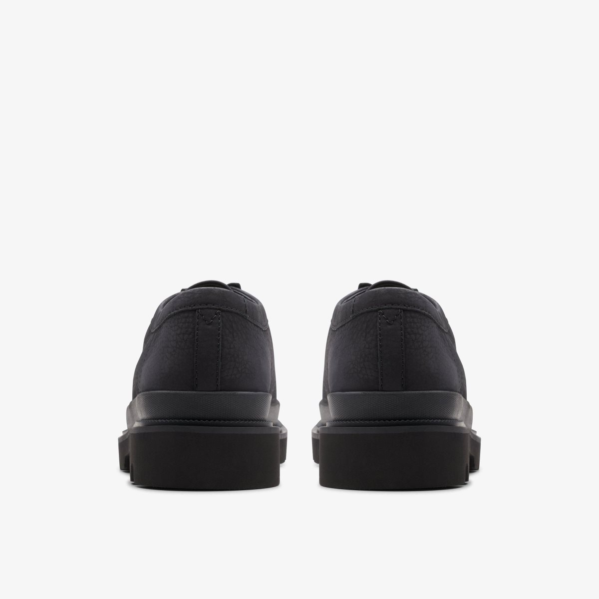 Clarks Badell Seam Black Nubuck Pæne Sko Herre Sort | HTUIX-3159