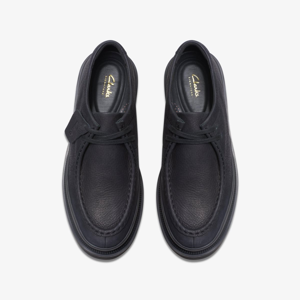 Clarks Badell Seam Black Nubuck Pæne Sko Herre Sort | HTUIX-3159