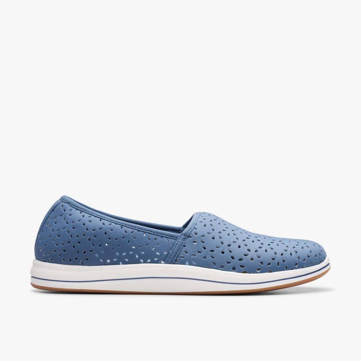 Clarks Breeze Emily Blue Slip Ons Dame Blå | VTAWQ-0762