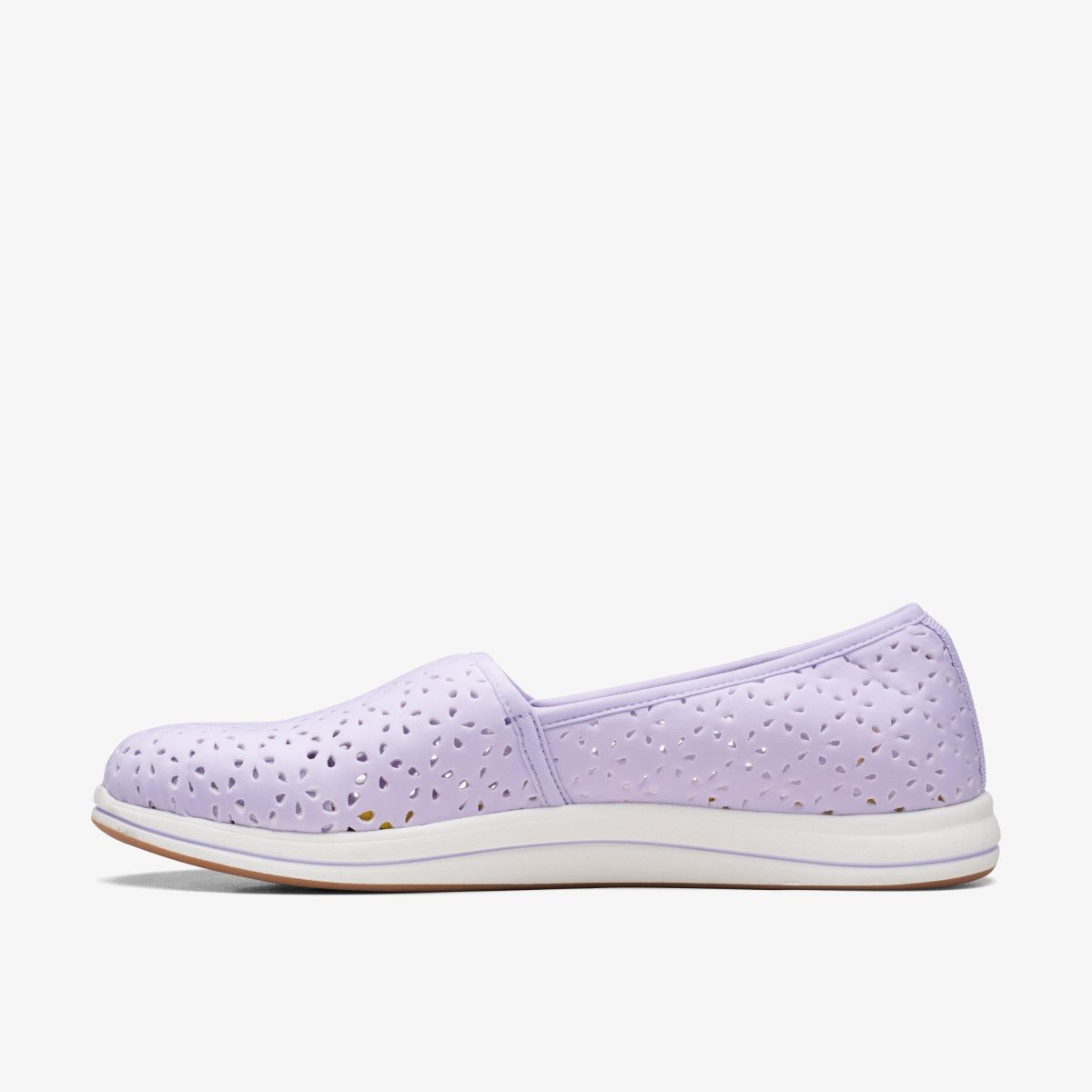 Clarks Breeze Emily Lilac Slip Ons Dame Lilla | KEHOF-4902