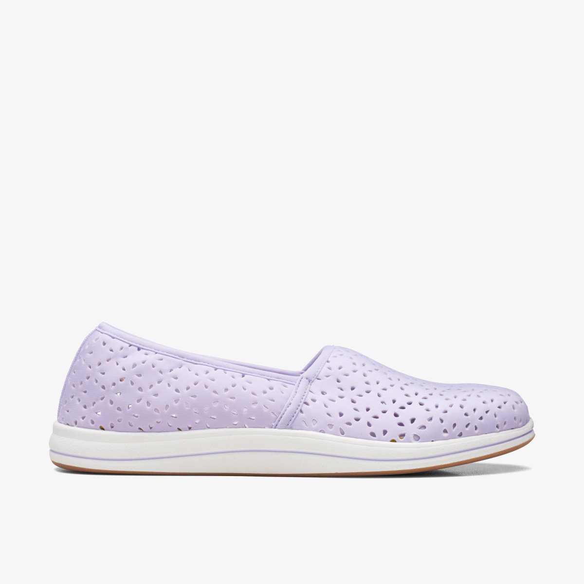 Clarks Breeze Emily Lilac Slip Ons Dame Lilla | KEHOF-4902