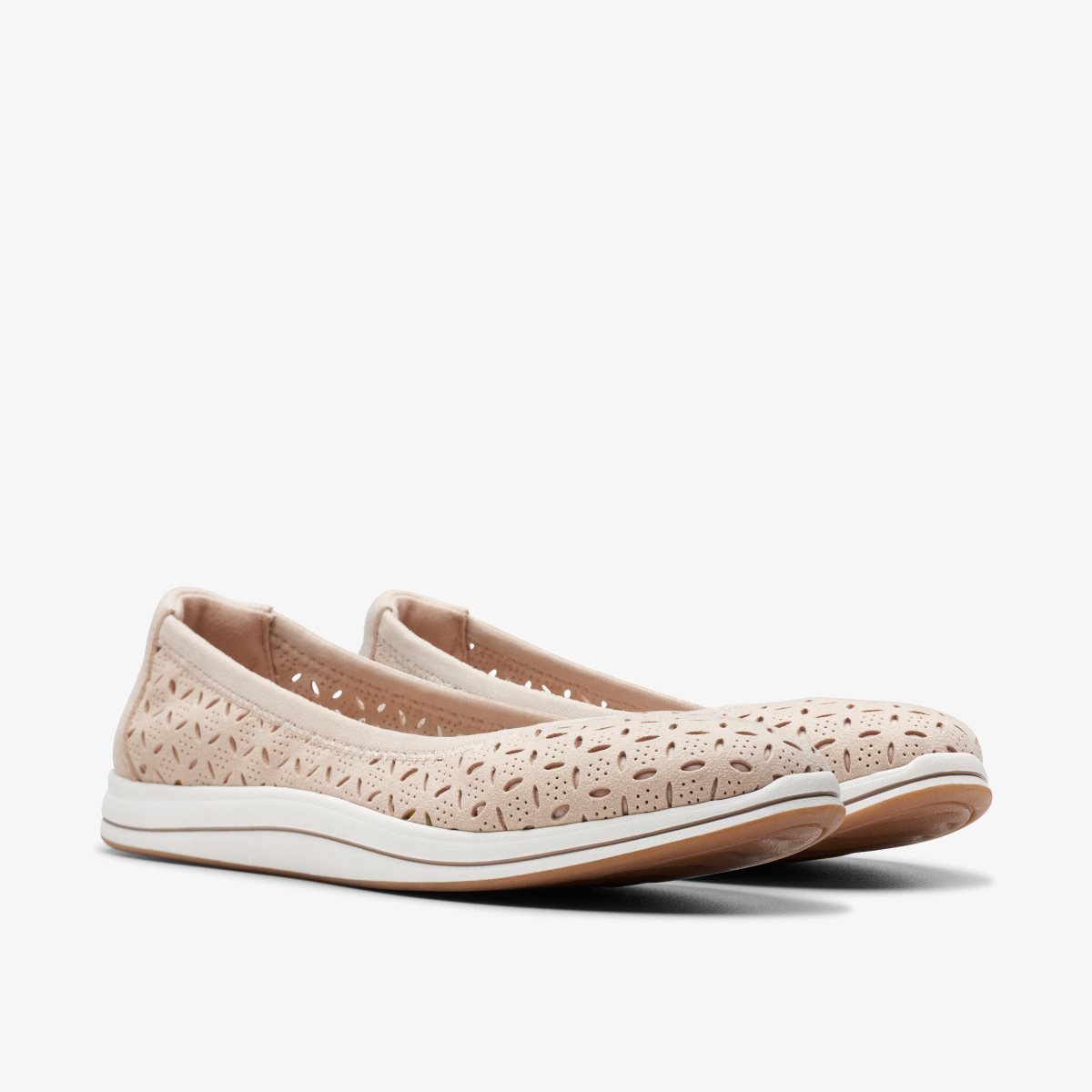 Clarks Breeze Roam Light Sand Slip Ons Dame Lysebrune | ZYTXA-4159