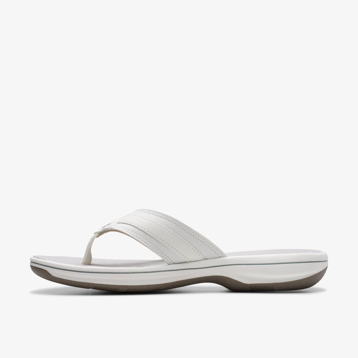 Clarks Breeze Sea White Synthetic Sandaler Dame Hvide | NMVHW-9576