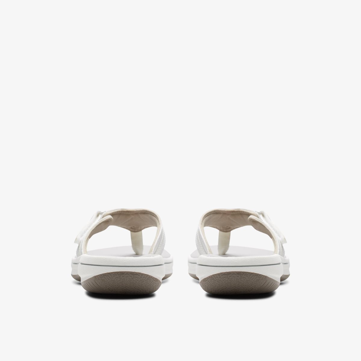 Clarks Breeze Sea White Synthetic Sandaler Dame Hvide | NMVHW-9576