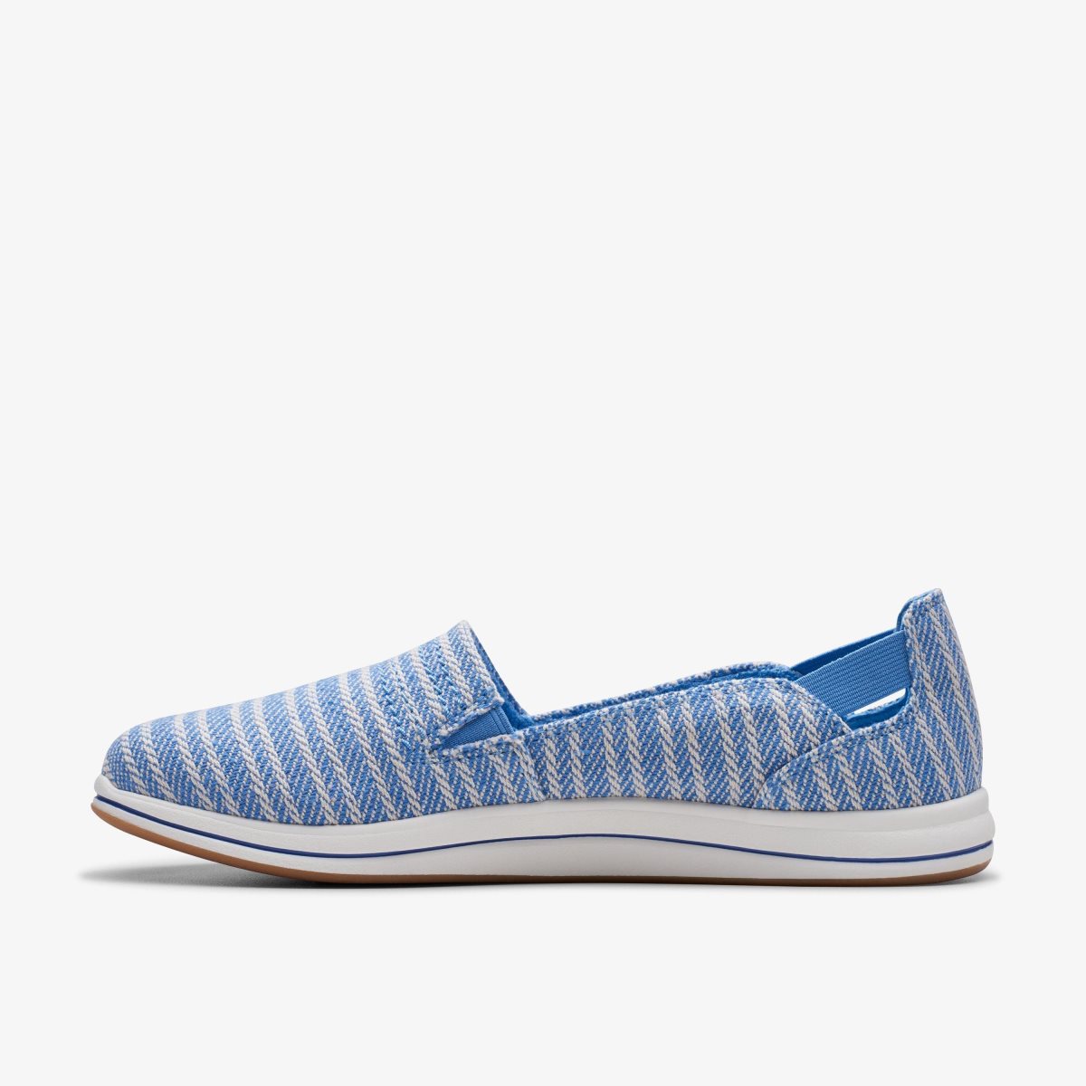 Clarks Breeze Step II Denim Slip Ons Dame Blå | ETPZS-0761