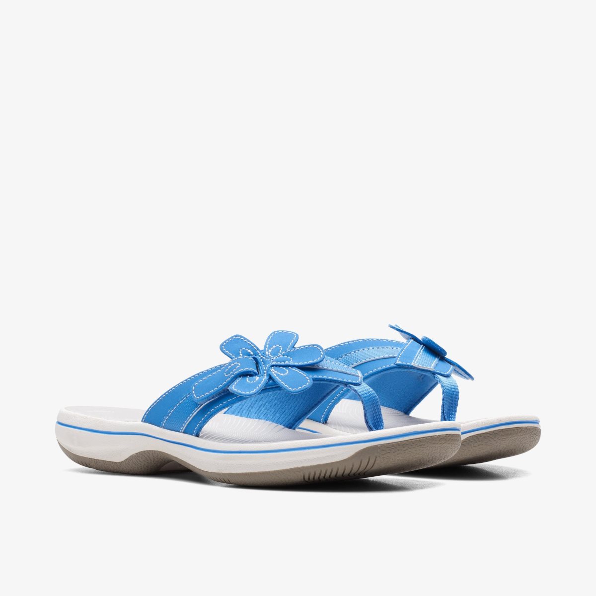 Clarks Brinkley Flora Blue Sandaler Dame Blå | IHLQN-6745