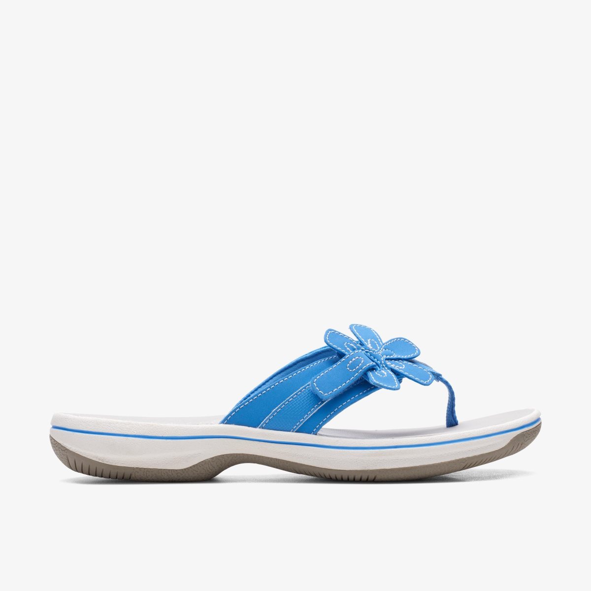 Clarks Brinkley Flora Blue Sandaler Dame Blå | IHLQN-6745