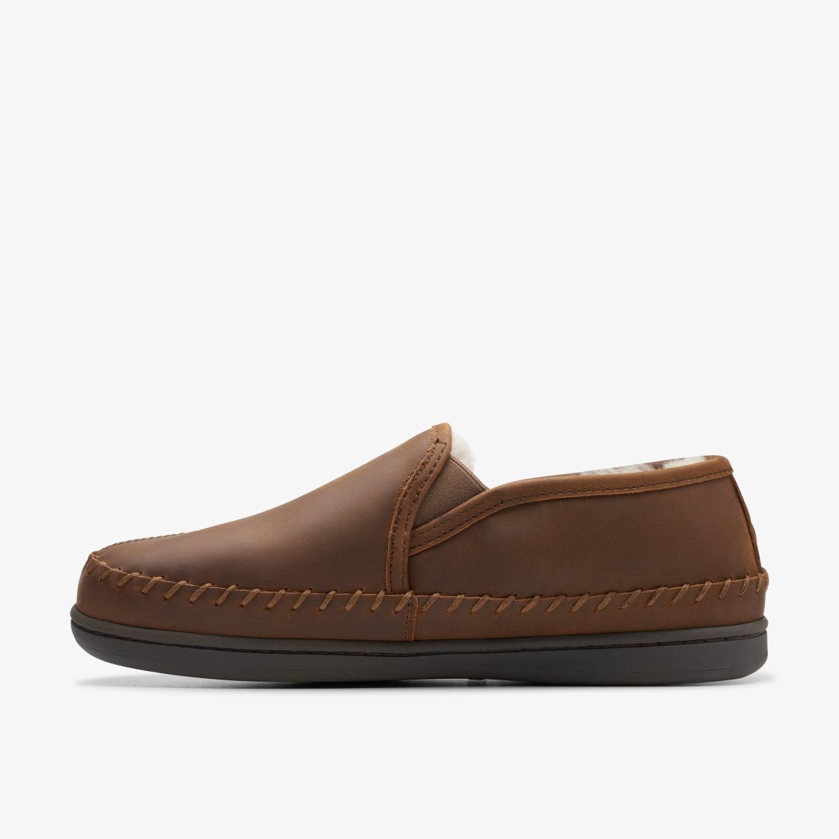 Clarks Challen Rise Beeswax Tøfler Herre Beeswax | YZMKG-2156