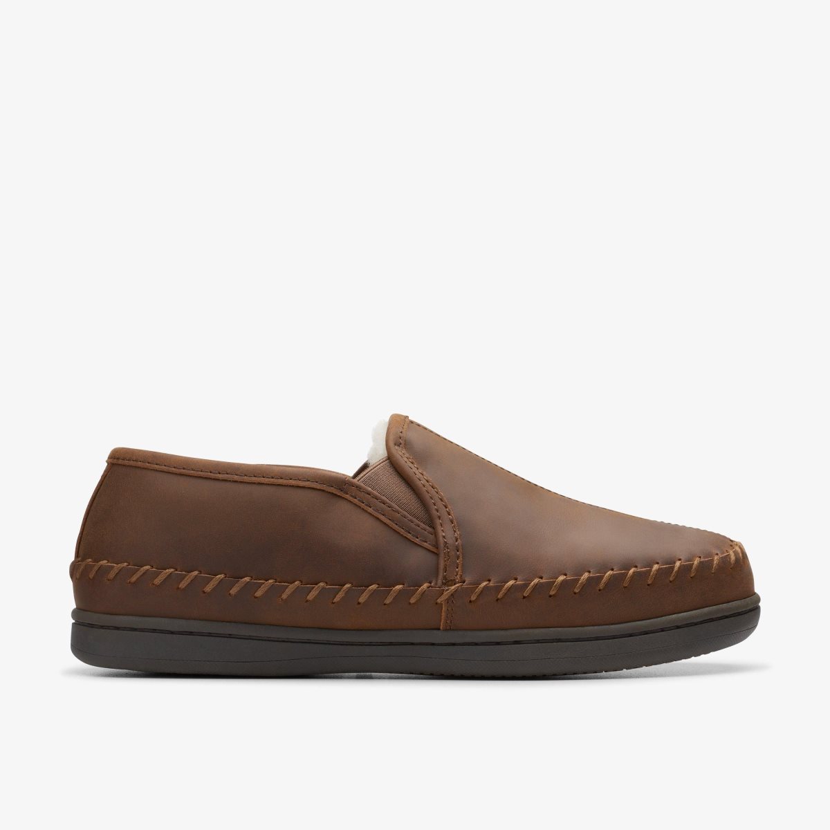 Clarks Challen Rise Beeswax Tøfler Herre Beeswax | YZMKG-2156