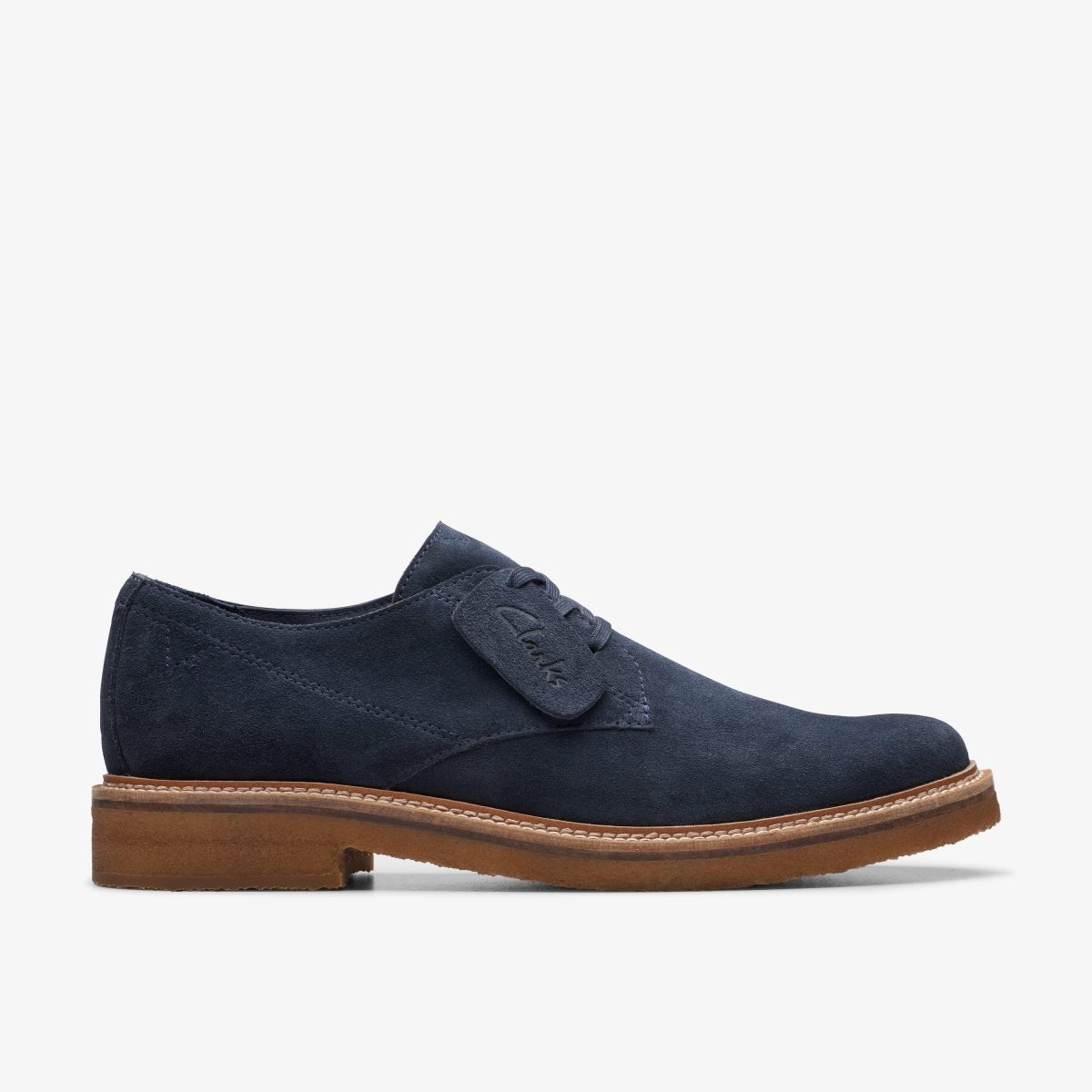 Clarks Clarkdale Derby Navy Suede Pæne Sko Herre Mørkeblå | FBVCP-9601