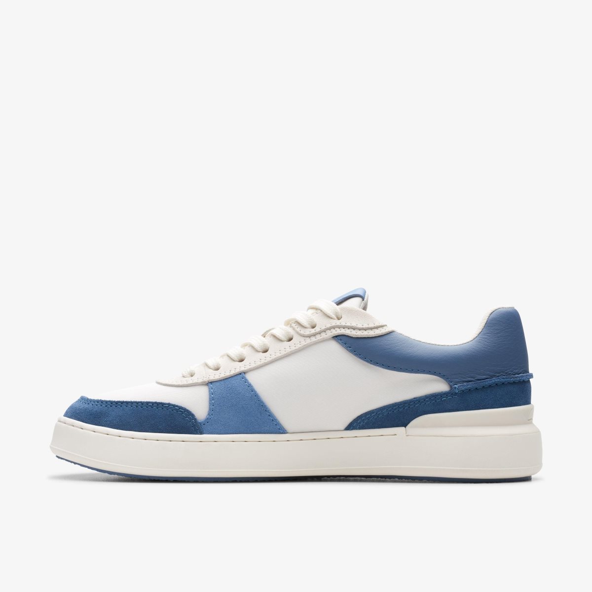 Clarks Court Lite Race Blue Combination Sneakers Herre Blå | AGPYM-7342