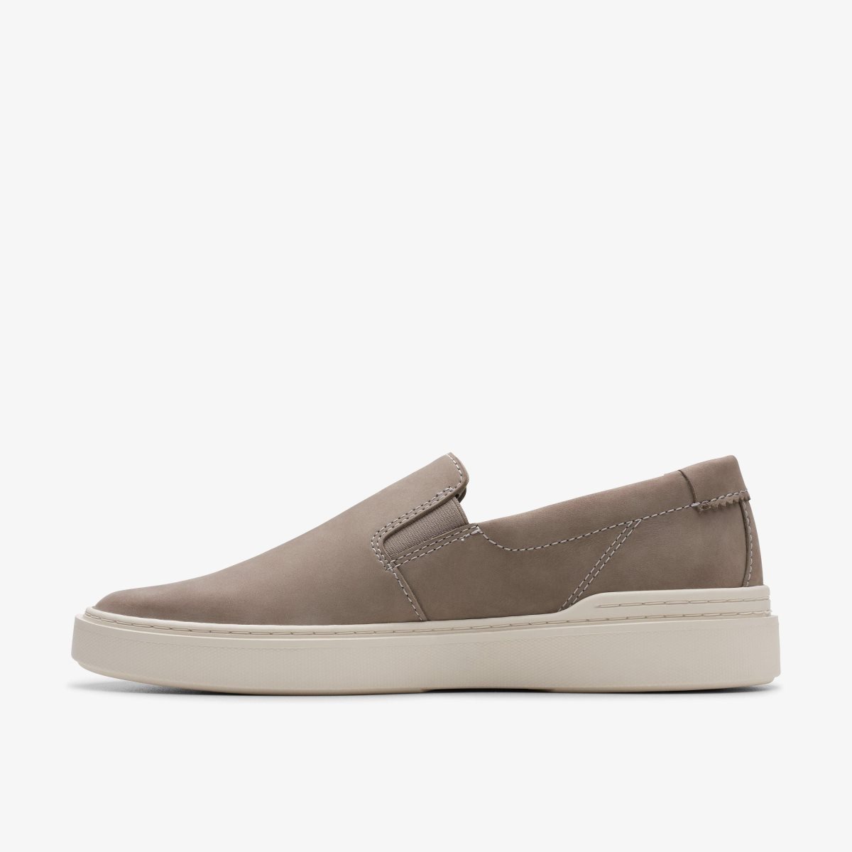 Clarks Craft Swift Go Grey Nubuck Sneakers Herre Grå | QMXKP-6935