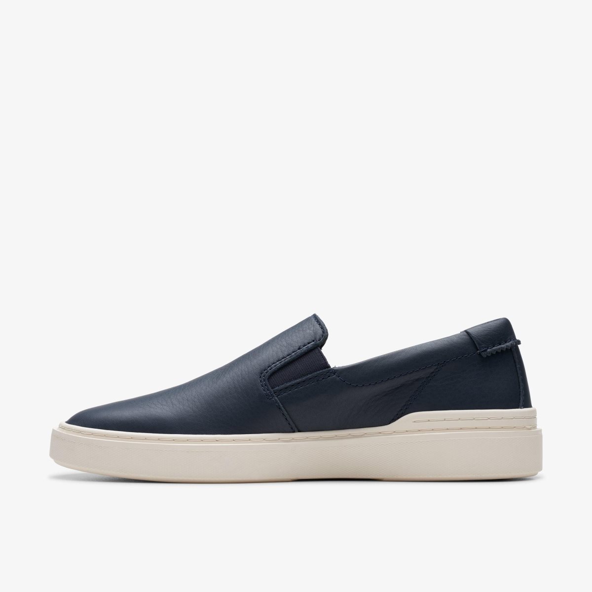 Clarks Craft Swift Go Navy Leather Sneakers Herre Mørkeblå | NMKTV-0487