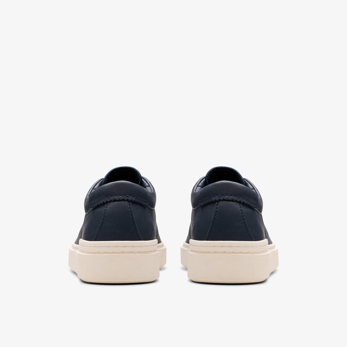 Clarks Craft Swift Navy Leather Sneakers Herre Mørkeblå | CQIJZ-4218