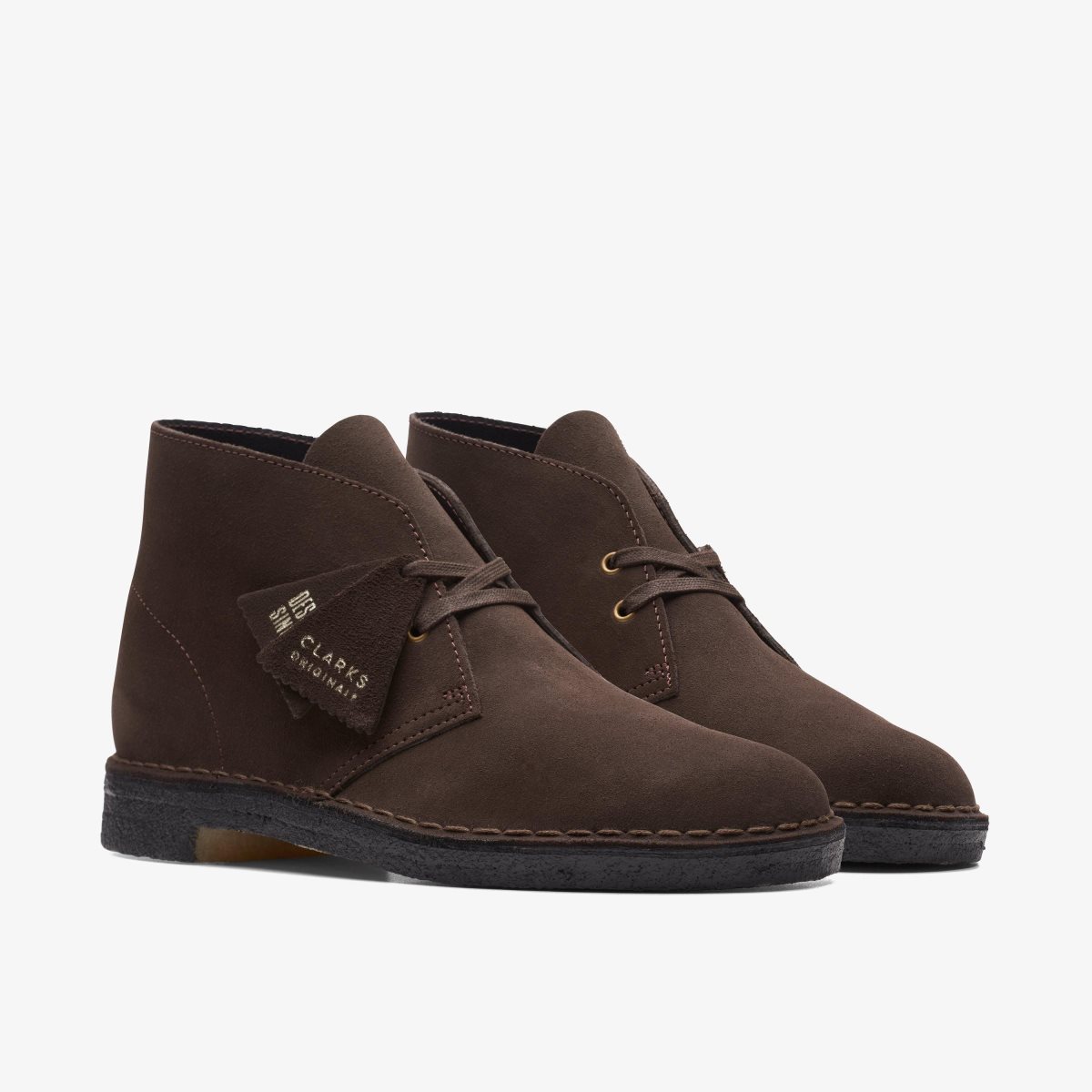 Clarks Desert Boot Brown Suede Pæne Sko Herre Brune | YXCQD-4760