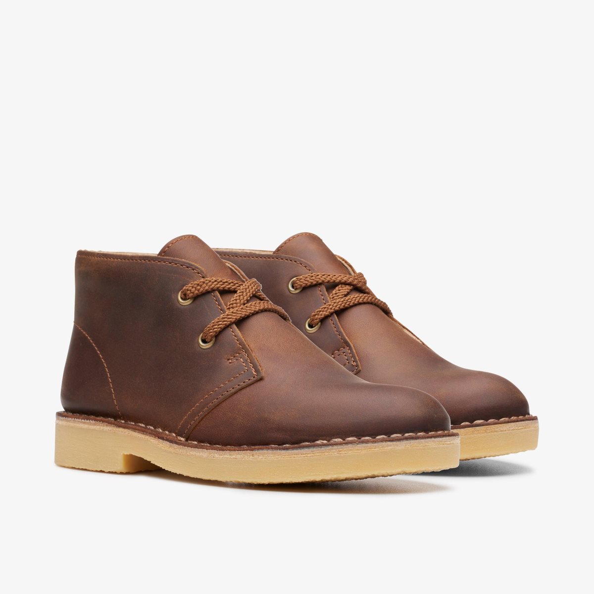 Clarks Desert Boot Kid Beeswax Originale Sko Børn Beeswax | DKCHG-0418