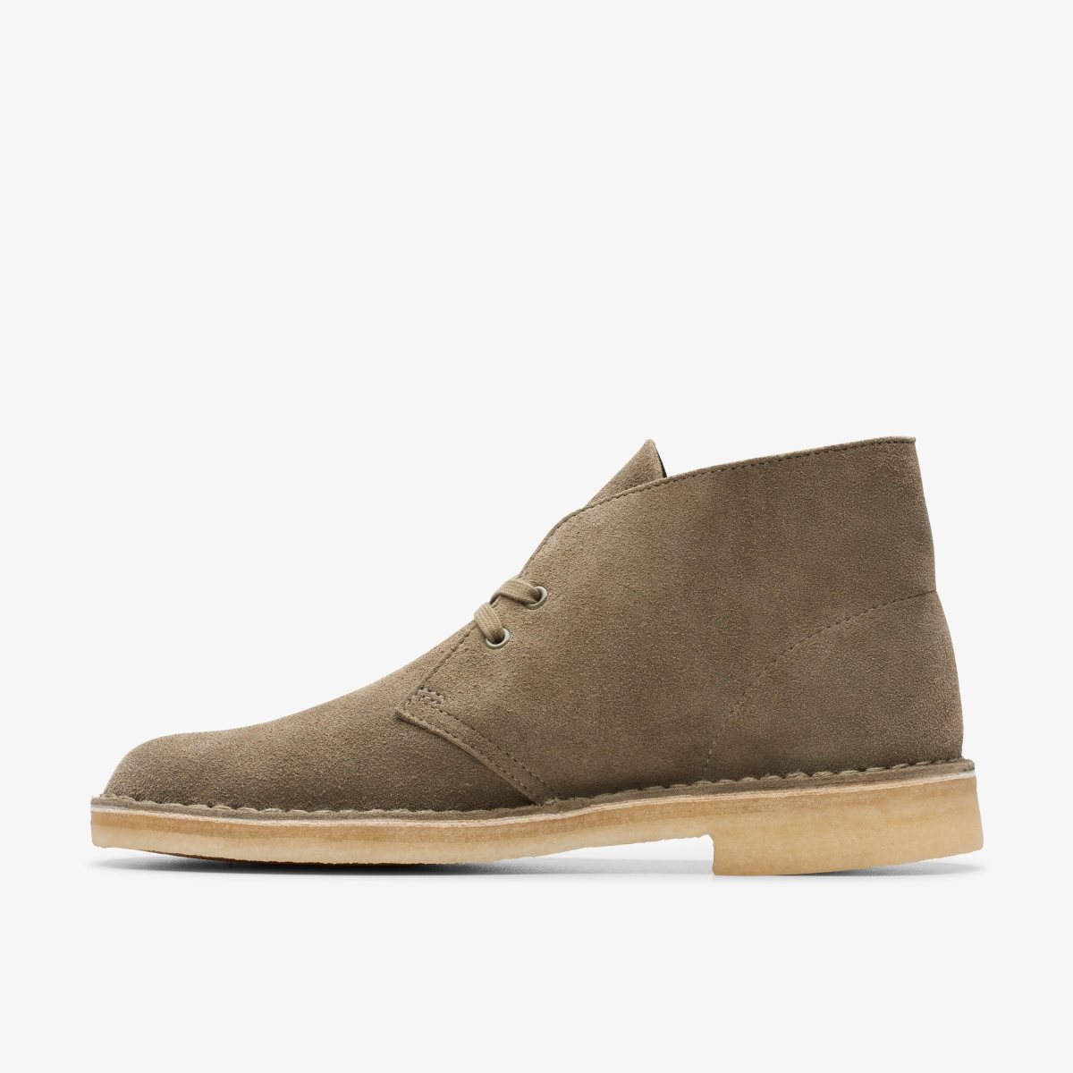 Clarks Desert Boot Pale Khaki Suede Ørkenstøvler Herre Khaki | VZYEX-6405