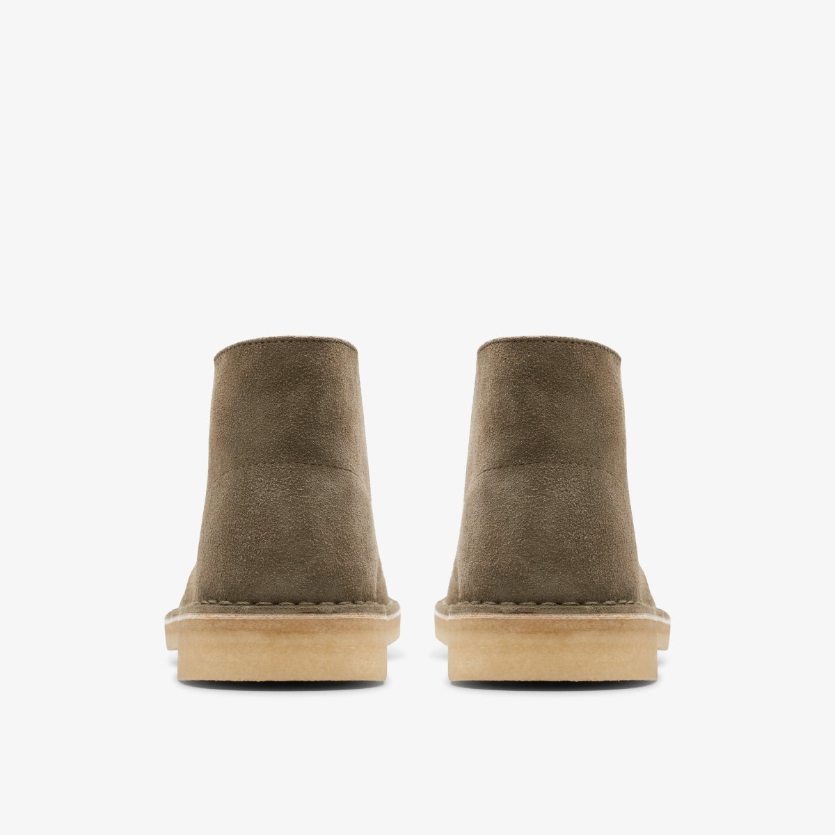 Clarks Desert Boot Pale Khaki Suede Ørkenstøvler Herre Khaki | VZYEX-6405