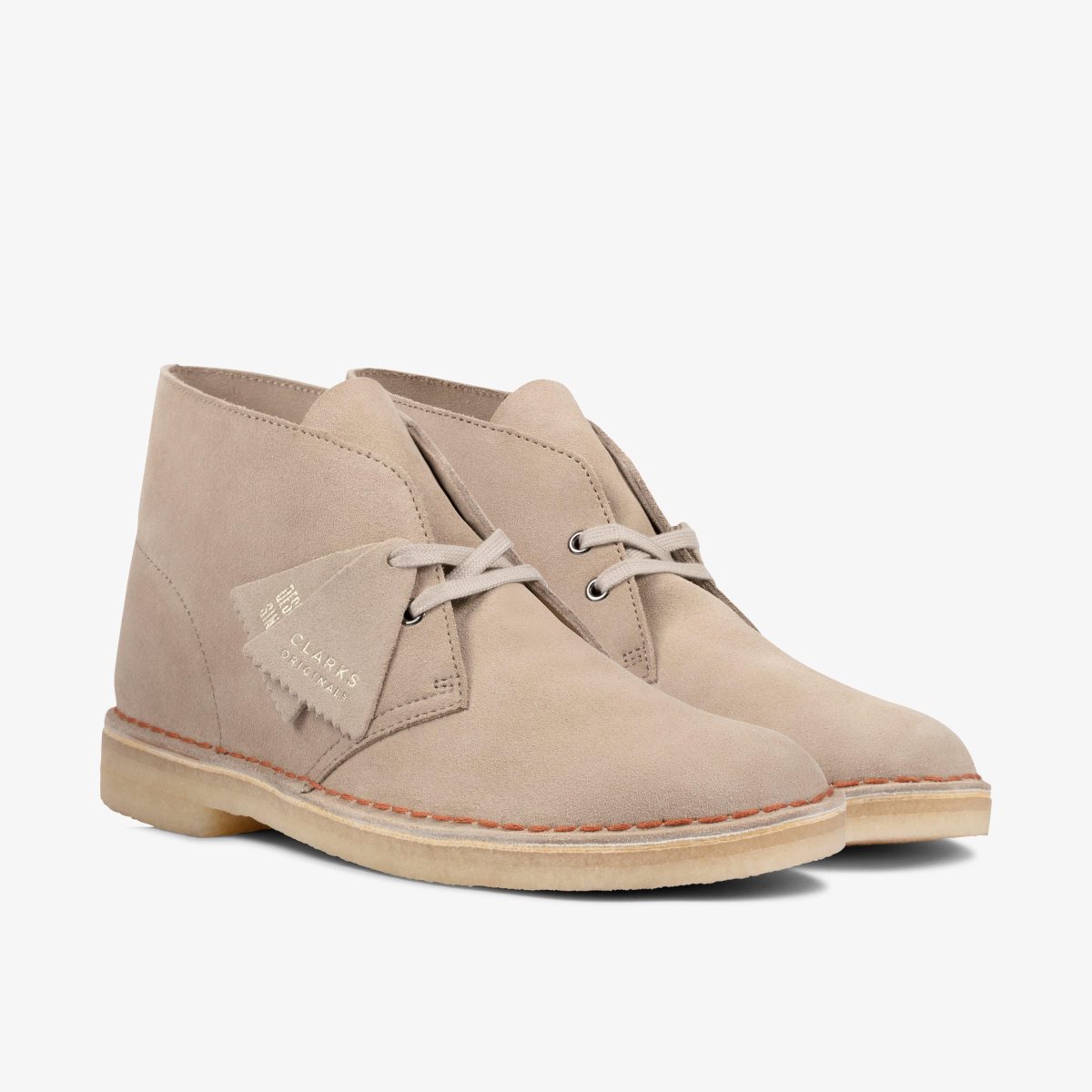 Clarks Desert Boot Sand Suede Pæne Sko Herre Brune | RUDXQ-2345