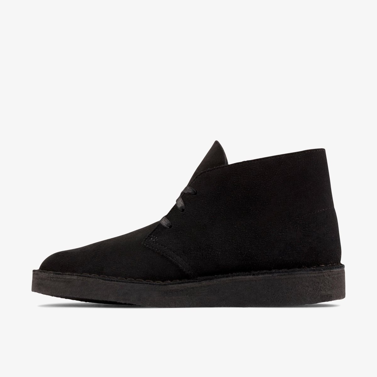 Clarks Desert Coal Black Suede Ørkenstøvler Herre Sort | NPBOS-2857