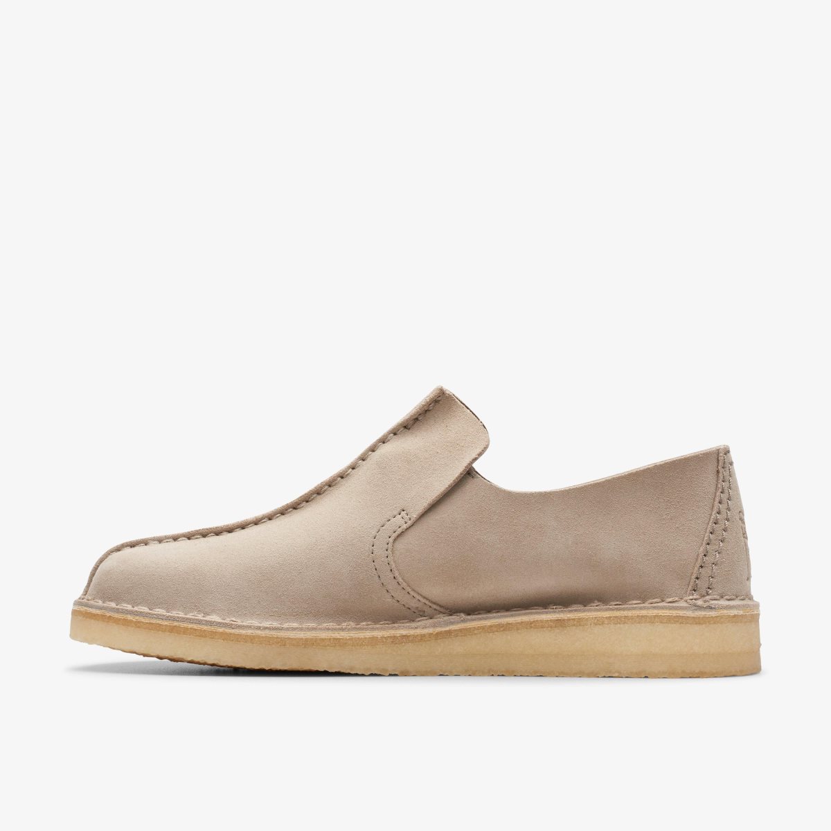 Clarks Desert Mosier Sand Suede Wedge & Slip On Sko Herre Brune | ZLKUT-4890