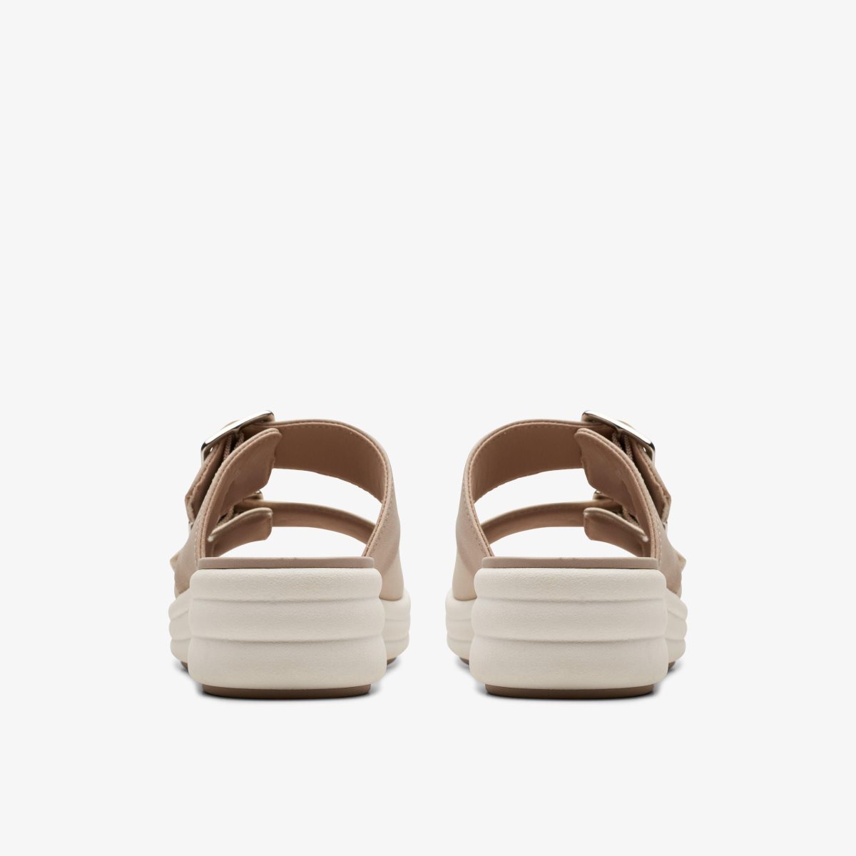 Clarks Drift Buckle Sand Combination Kilehæl Sko Dame Brune | UOCMK-2875