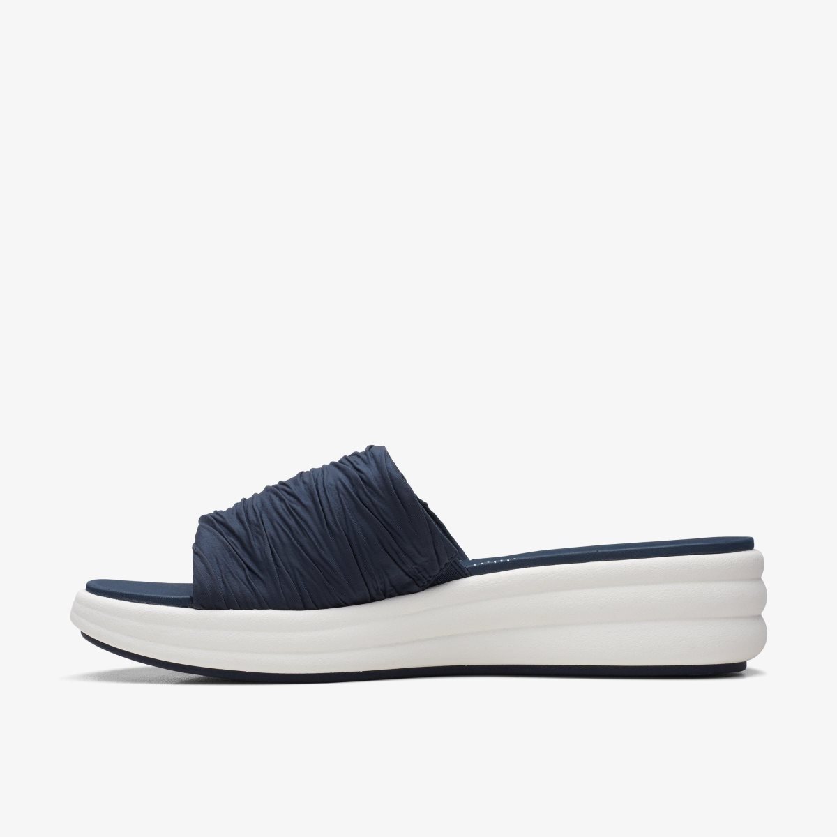 Clarks Drift Petal Navy Kilehæl Sko Dame Mørkeblå | CYDOA-4518