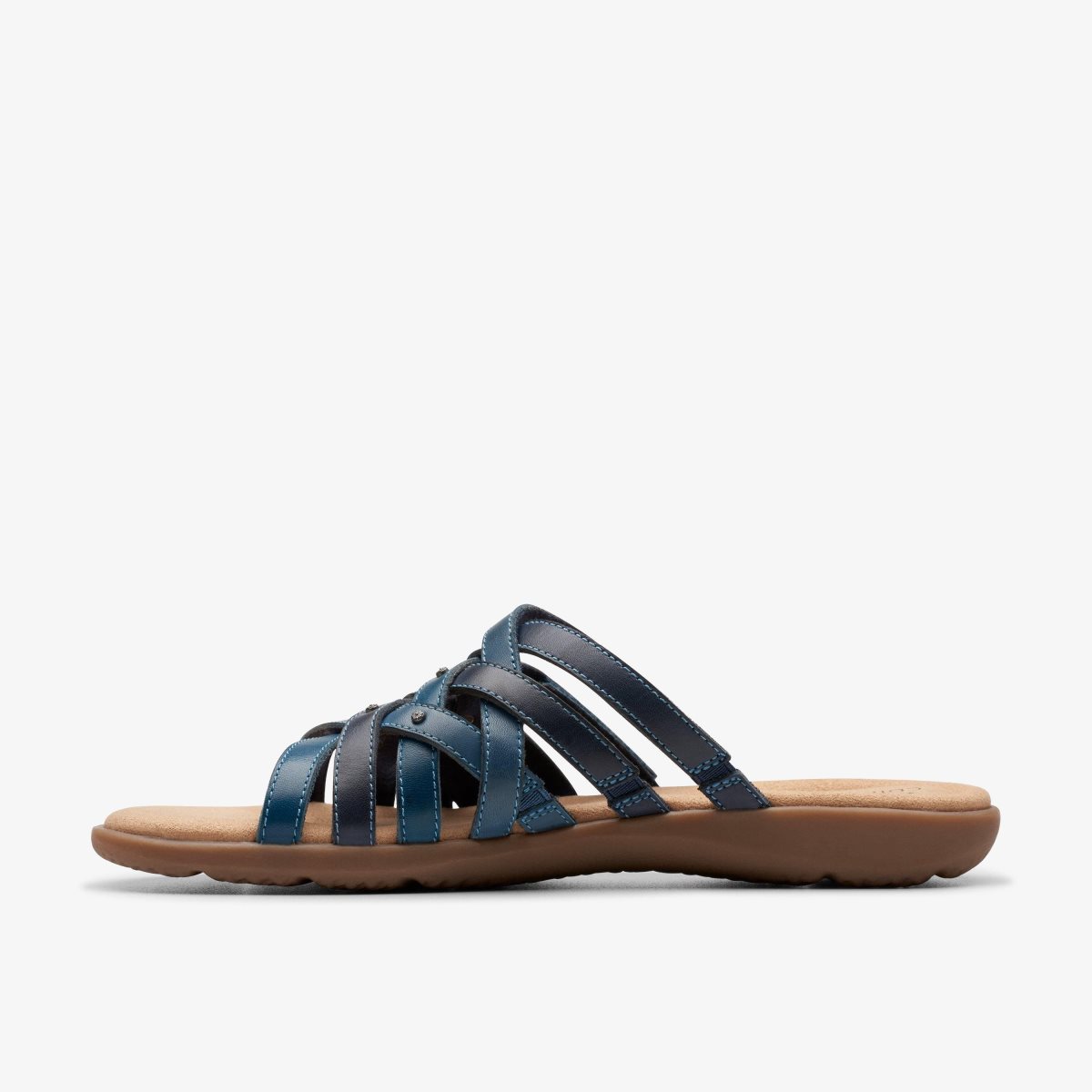 Clarks Elizabelle Rio Blue Multicolour Sandaler Dame Blå | LNZQU-3946