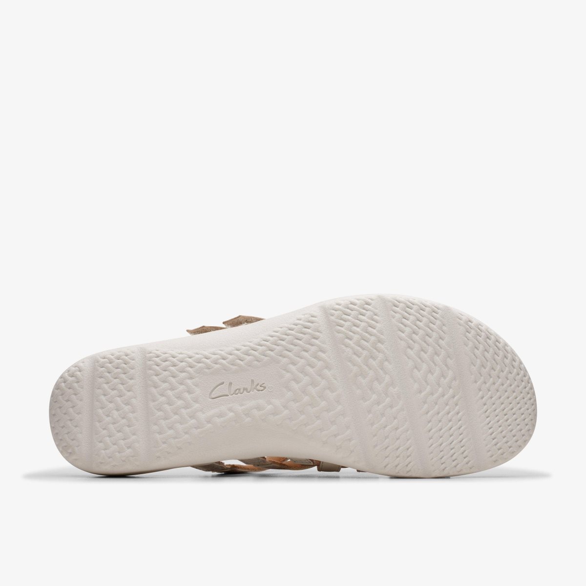 Clarks Elizabelle Rio Off White Multicolour Sandaler Dame Hvide | MYPGD-0645