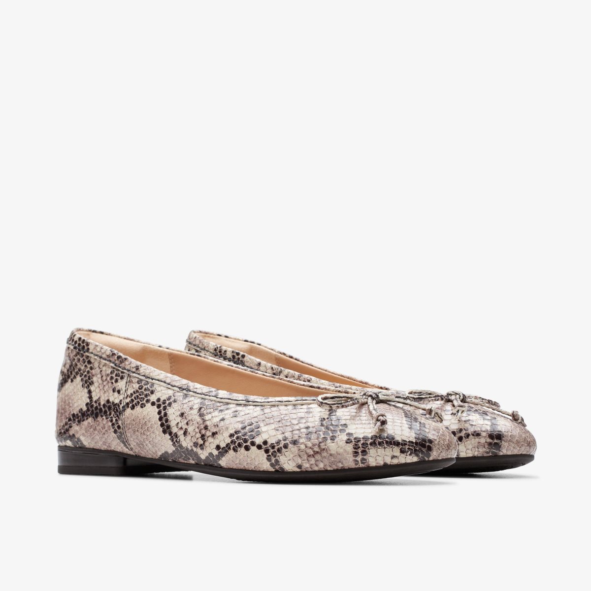 Clarks Fawna Lily Snake Print Slip Ons Dame Slangeprint | XPTNA-2950