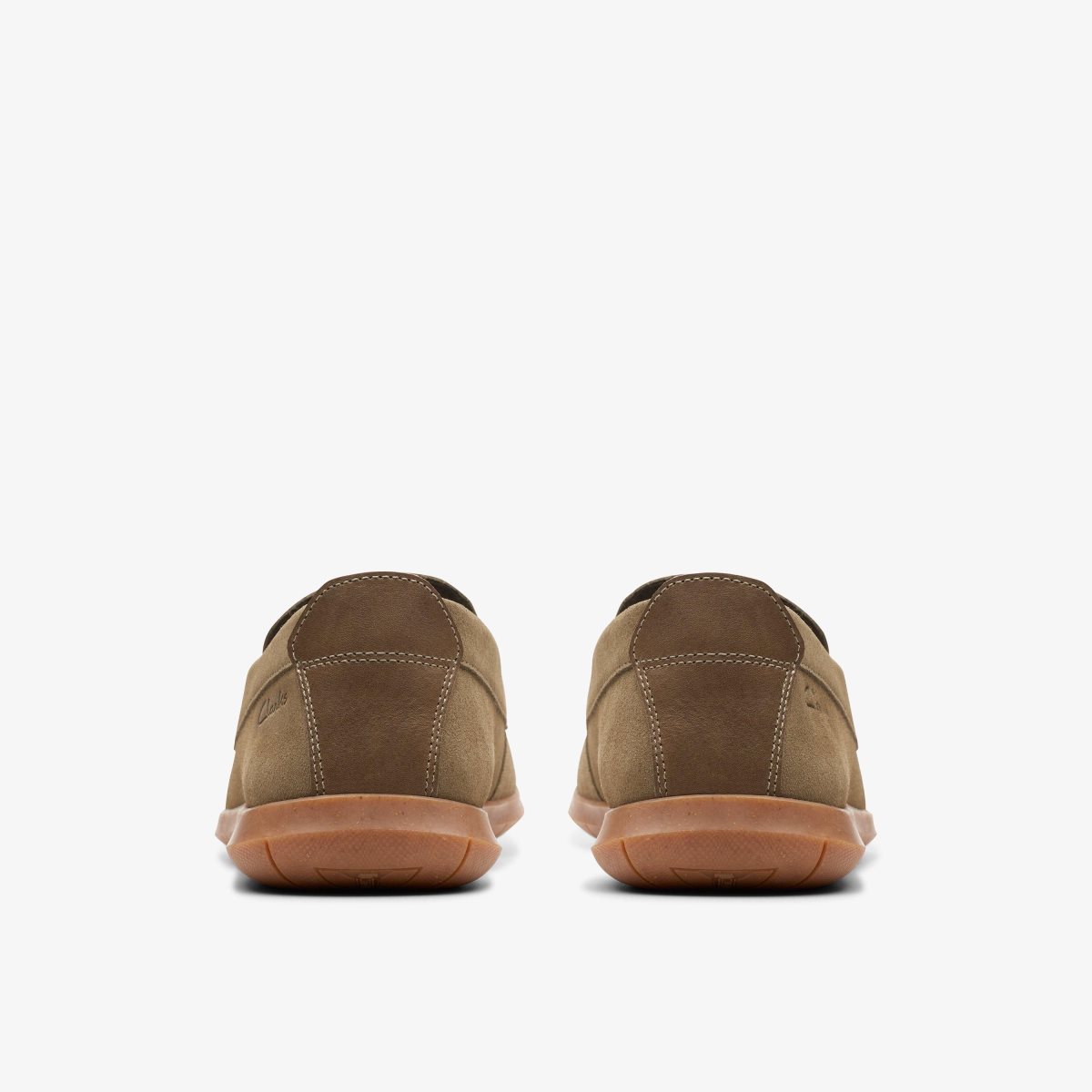 Clarks Flexway Step Olive Suede Wedge & Slip On Sko Herre Olivengrøn | ZNBXL-1527