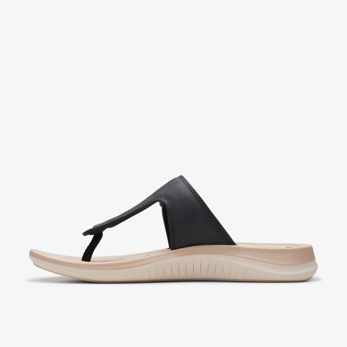 Clarks Glide Walk Black Sandaler Dame Sort | BYSQK-6730