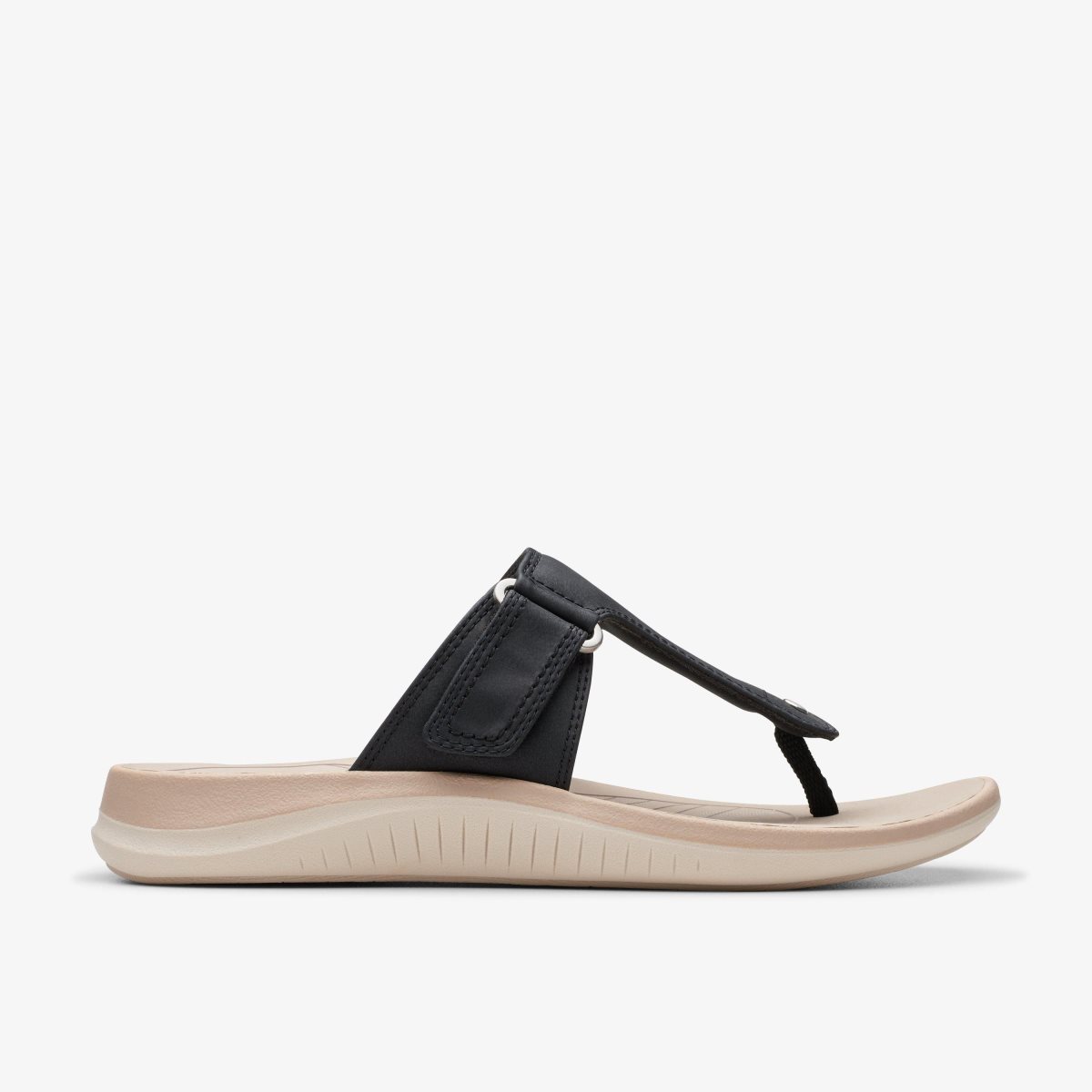 Clarks Glide Walk Black Sandaler Dame Sort | BYSQK-6730