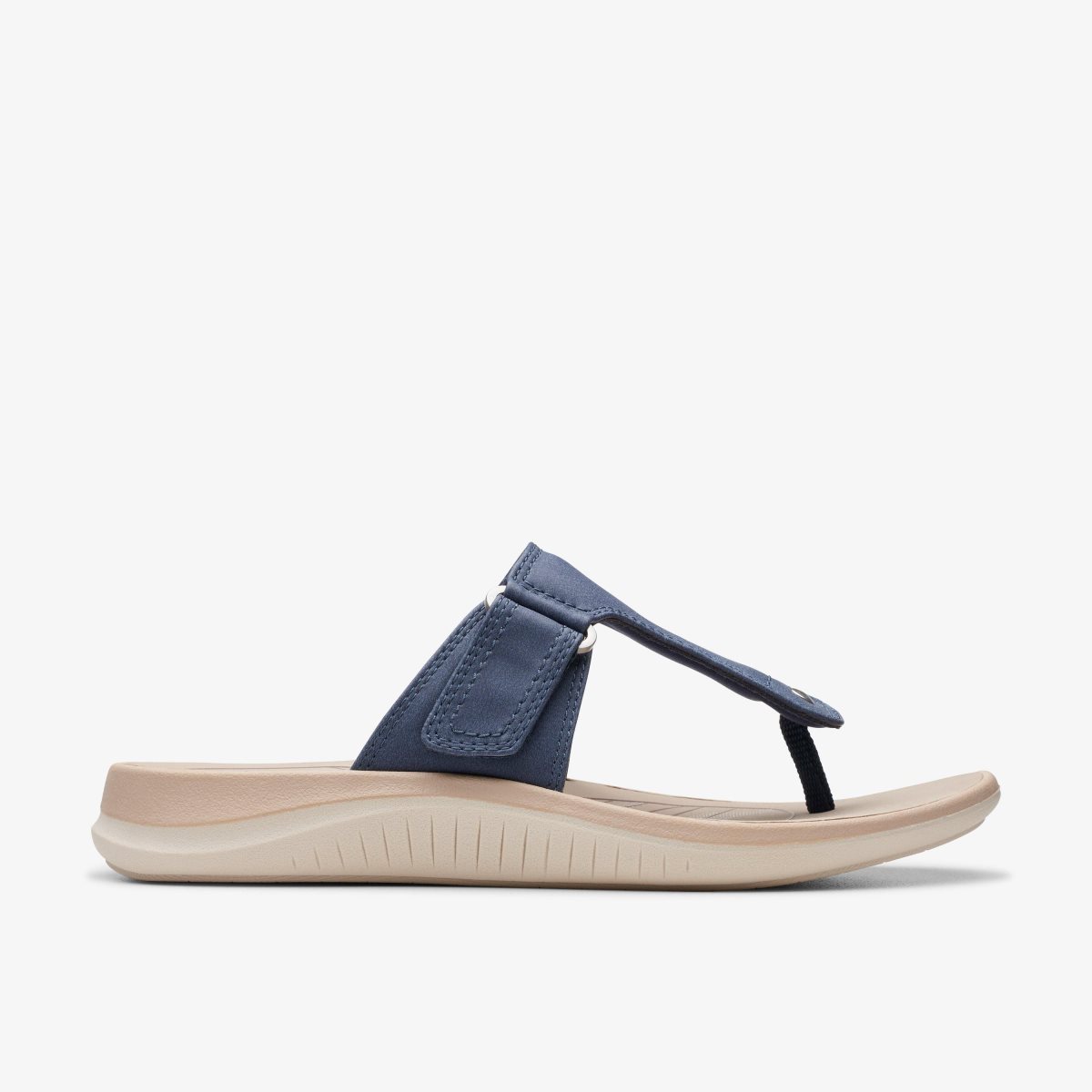 Clarks Glide Walk Navy Sandaler Dame Mørkeblå | TYKOB-0143