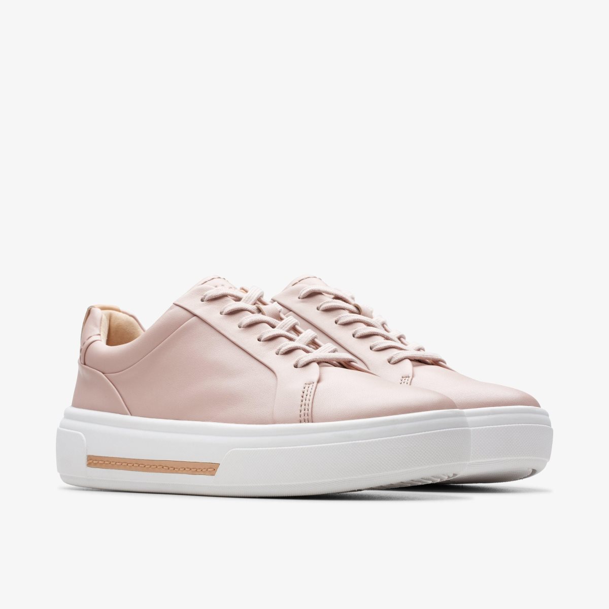 Clarks Hollyhock Walk Rose Leather Platform Sko Dame Lyserød | FSIXT-8913