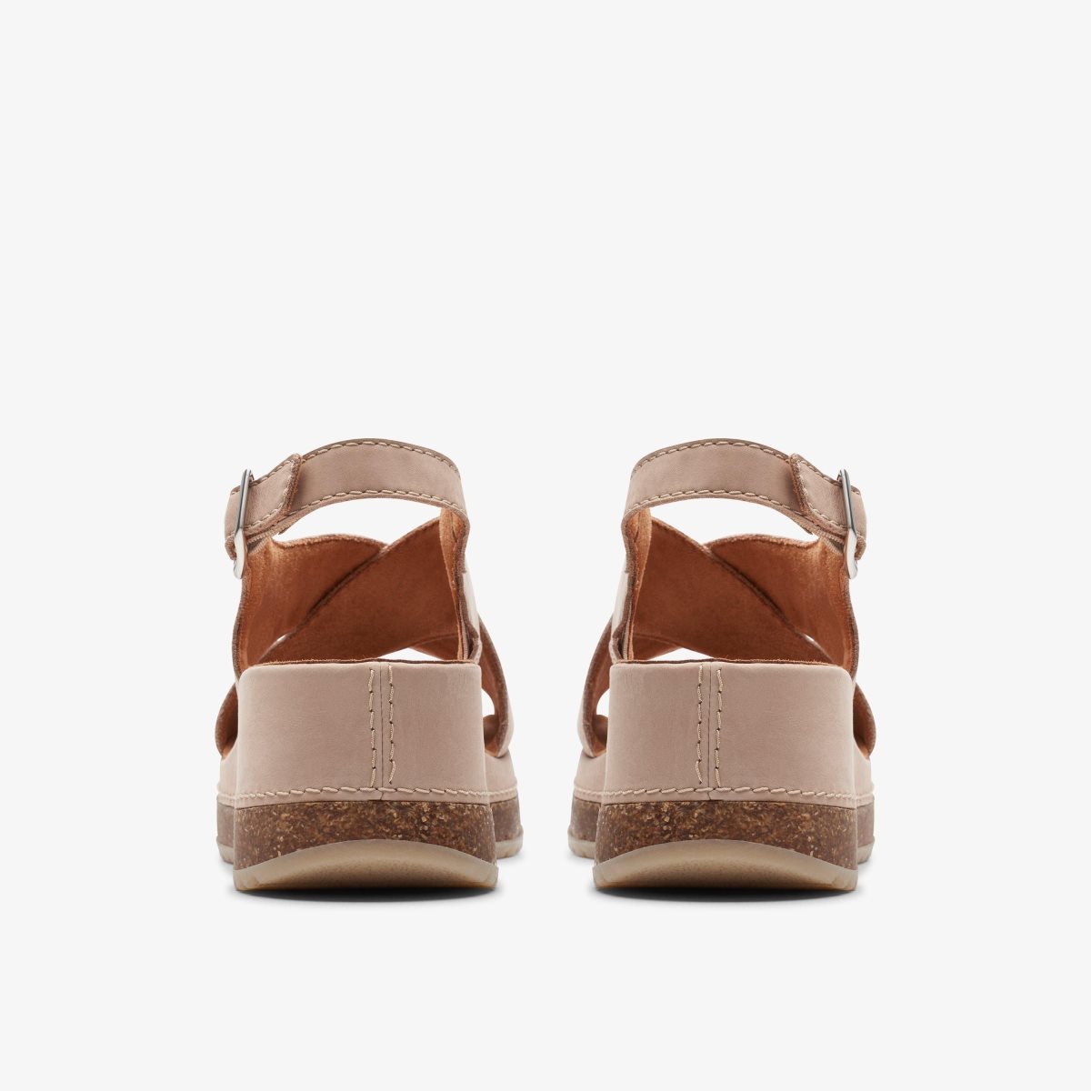 Clarks Kassanda Step Sand Nubuck Sandaler Dame Brune | KTMFV-2064