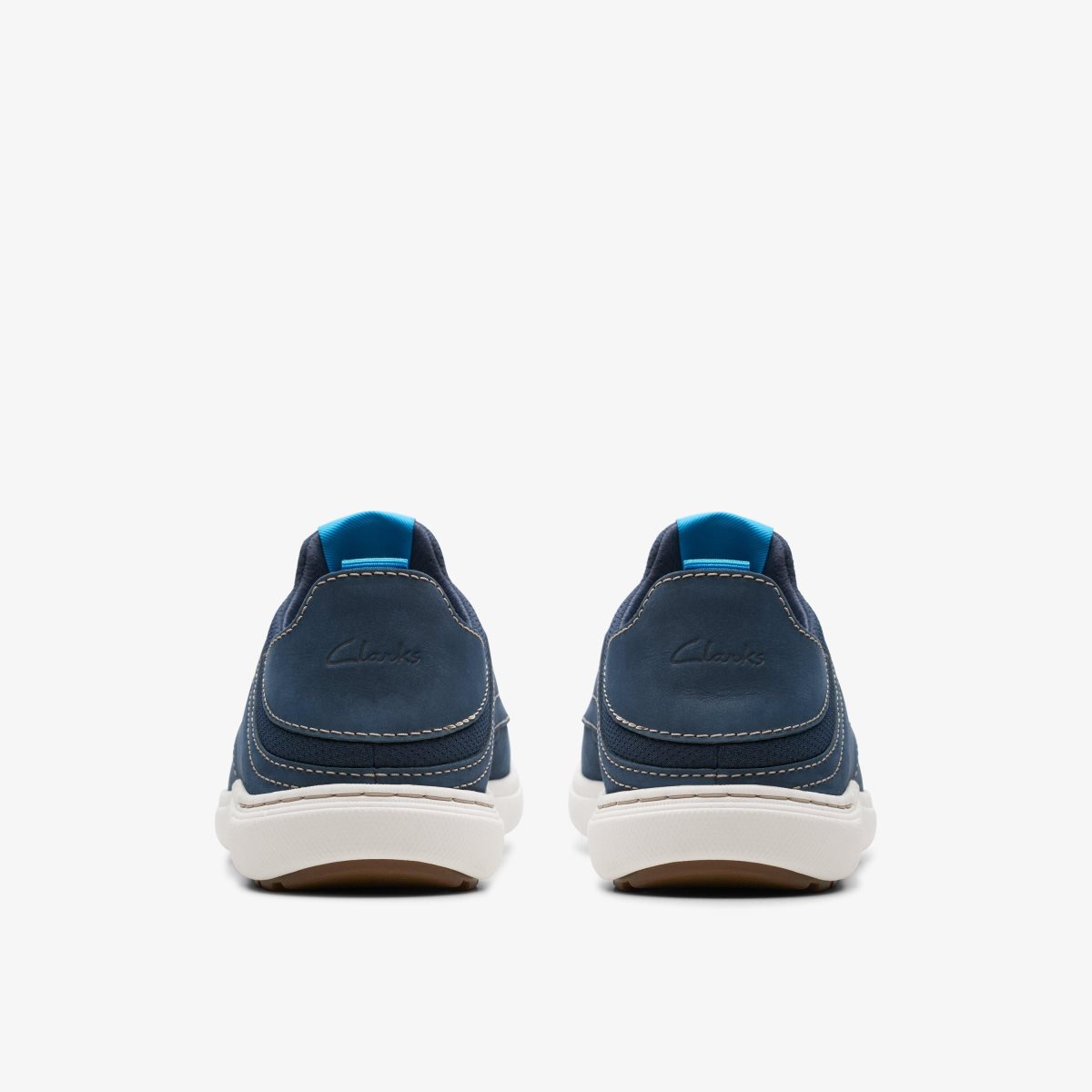 Clarks Mapstone Easy Navy Nubuck Sneakers Herre Mørkeblå | QFZEG-9543