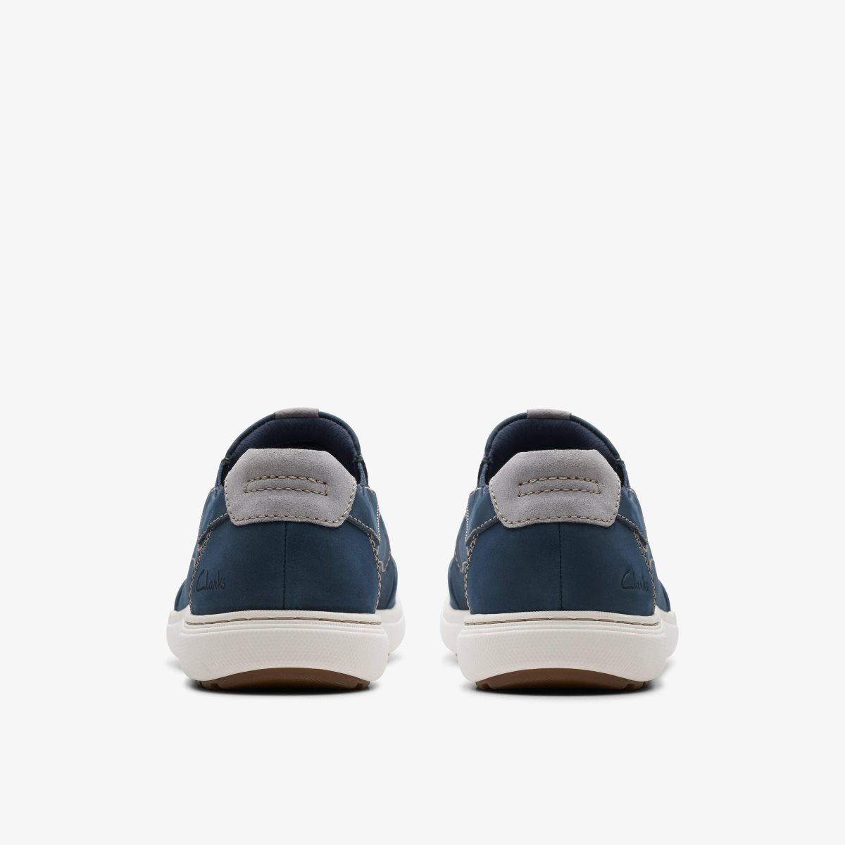 Clarks Mapstone Step Navy Nubuck Sneakers Herre Mørkeblå | YCWNL-3451